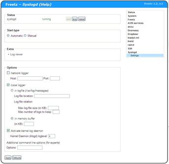 Howto Syslog Setup