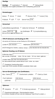OpenVPN Webinterface: certificate server